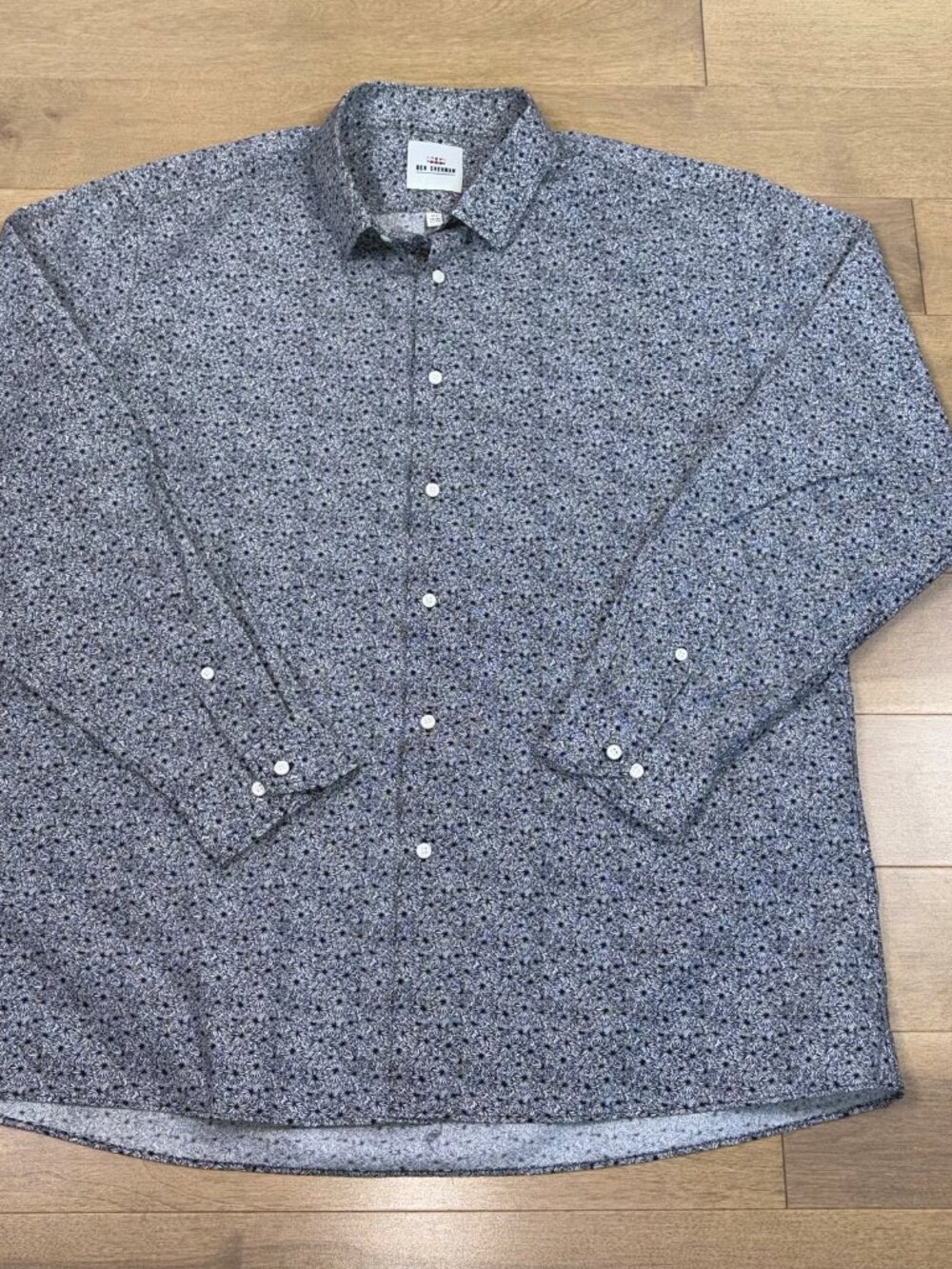 BEN SHERMAN men's  floral shirt XL